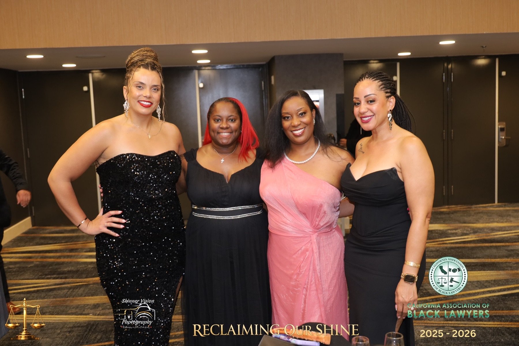 Women of Purpose at a Reclaiming Our Shine gala